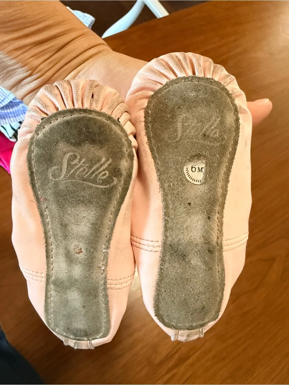 Kids Ballet Shoes Slip-On Dance Flats in Light Pink